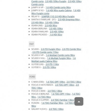 Sensor cigueñal 1600 hdi tdci