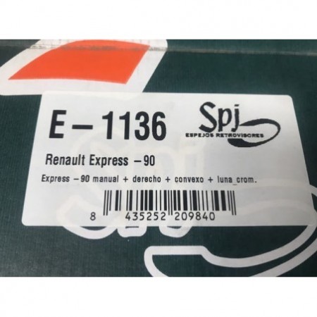 Espejo renault express nuevo derecho