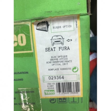 Faro seat fura izquierdo nuevo