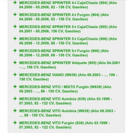 Bujia precalentamiento mercedes