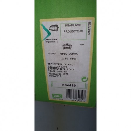 faro opel corsa A izquierdo valeo