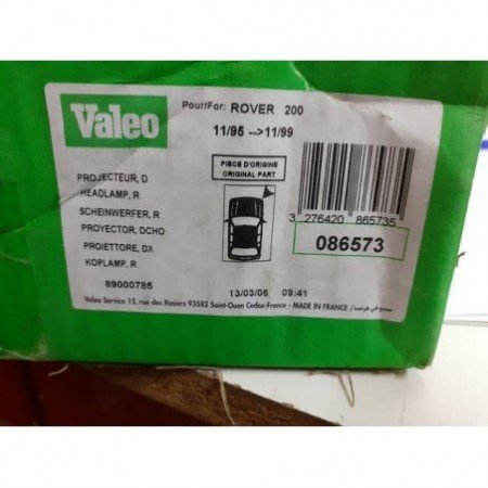 faro rover 200 derecho valeo