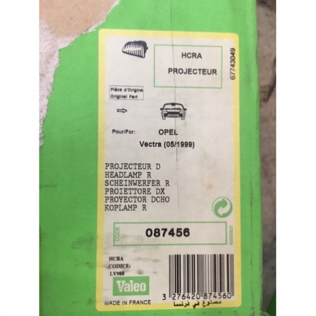 Faro opel vectra b derecho nuevo